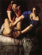 Artemisia gentileschi Judith Beheading Holofernes oil painting artist